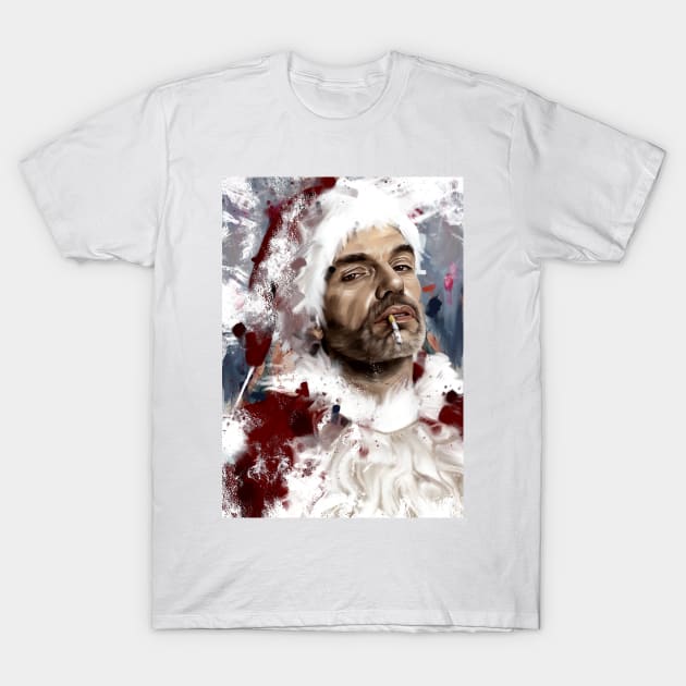 Bad Santa T-Shirt by dmitryb1